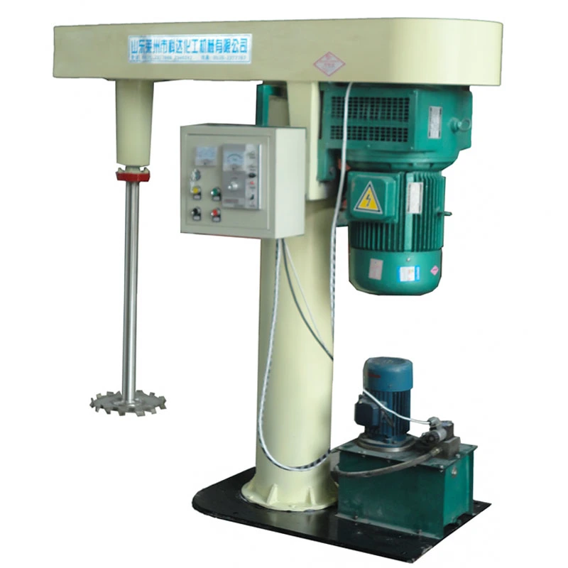 Hydraulic Lifting High Speed Paint Ink Mixing Machine Electric Liquid Paint Dispersion Mixer Machine