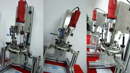 Laborglasreaktor 5L mit niedriger Mischgeschwindigkeit und hoher Dispersionsgeschwindigkeit